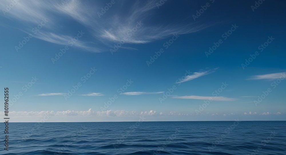 Fototapeta premium clouds over the sea