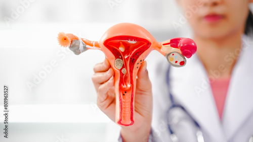 Female doctor specializing in online consultations for reproductive health issues endometriosis, uterine fibroids, gynecologic cancer, HIV/AIDS, interstitial cystitis, PCOS, STDs