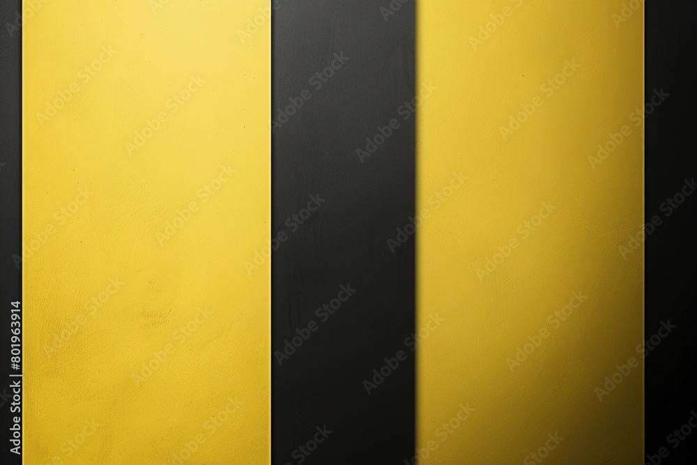 Fototapeta premium Vertical gradient background in bold yellow and black, creating a sleek and modern aesthetic.