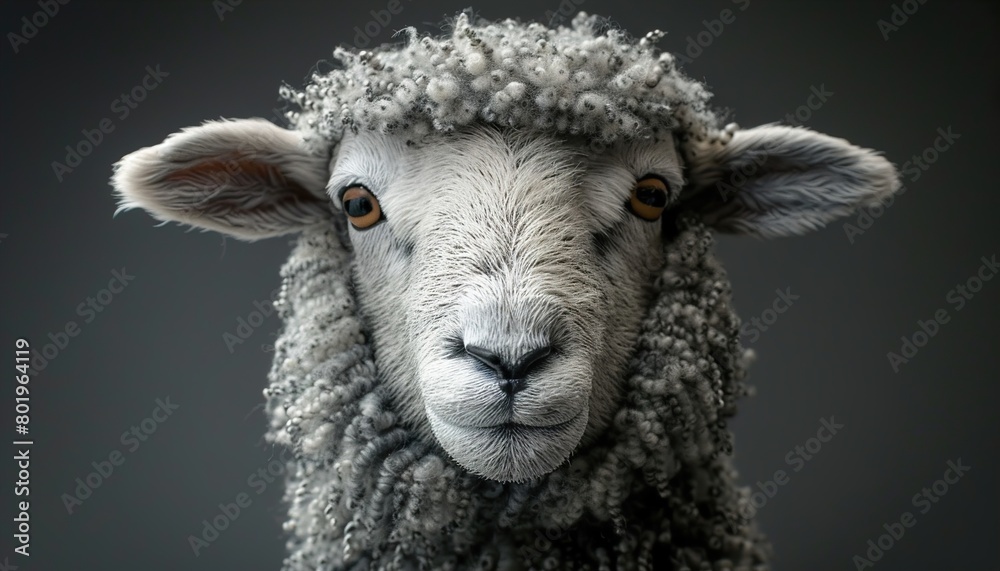 Portrait of a sheep.