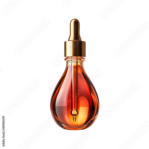 cosmetic serum oil drop on saggy skin layer png photo