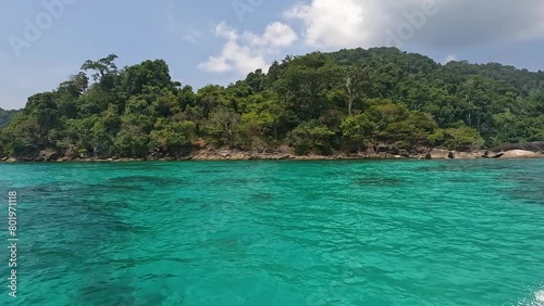 The Surin Islands is a continental archipelago of five islands in the Andaman Sea Phang nga Thailand - Diving and snorkelling are the main activities in the islands and have small Moken village travel photo
