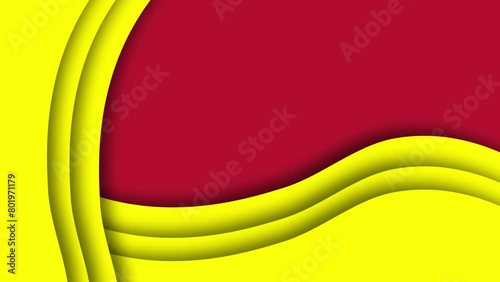 modern wavy layer corporate background animation. red background animation web banner (ID: 801971179)