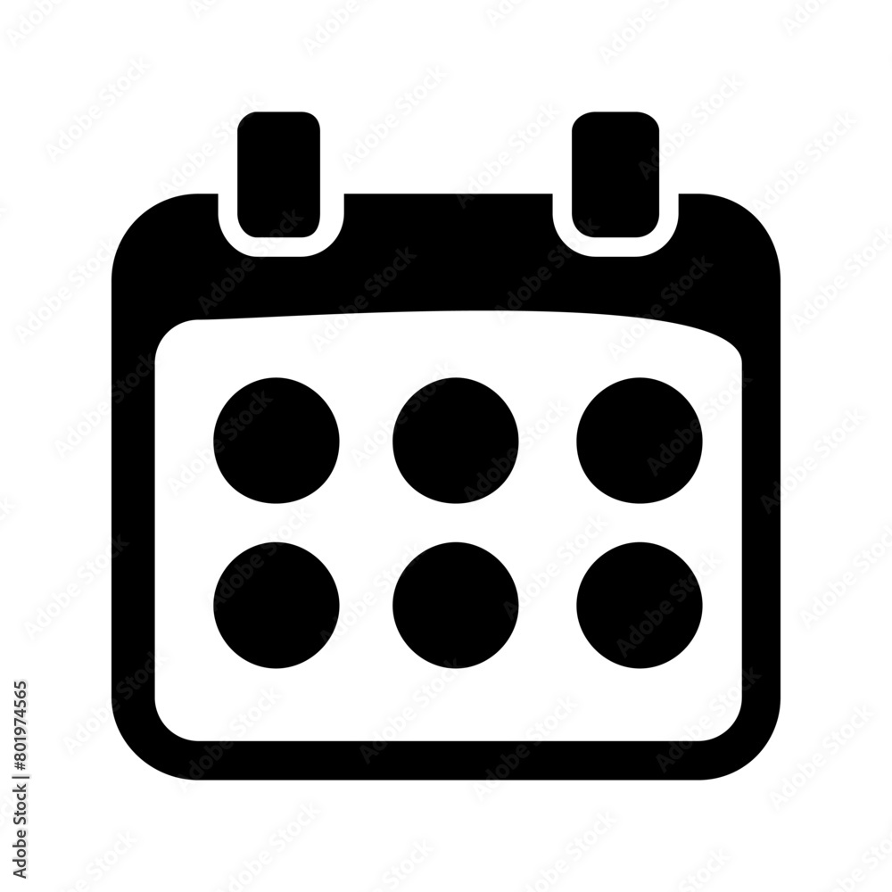 Flat calendar Icon. Calendar on the wall. Vector illustration. EPS 10 Flat calendar Icon. Calendar on the wall. Vector illustration. EPS 10