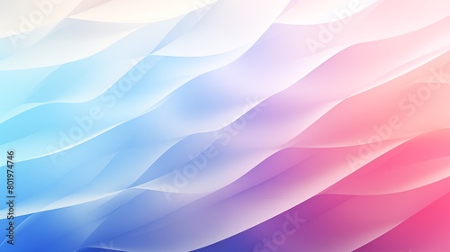 Abstract Colorful Gradient Waves Background with a Soft Aesthetic Design