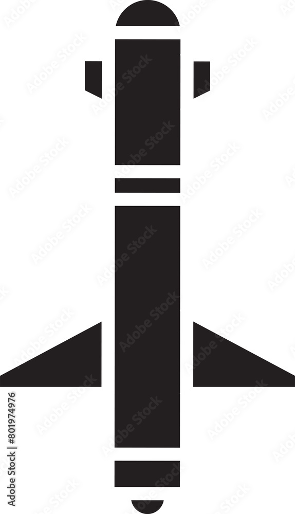 Missile and Rocket Icon Missile and Rocket Icon