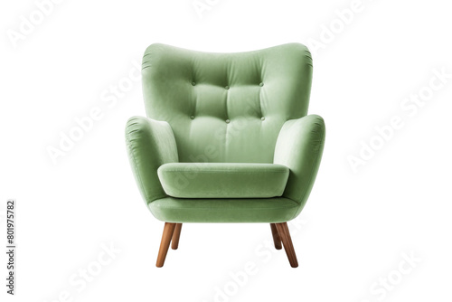 The Enchanted Forest Chair. On a White or Clear Surface PNG Transparent Background.
