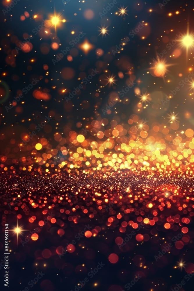 Vibrant yellow, orange, and red gradient bokeh abstraction for captivating background use Vibrant yellow, orange, and red gradient bokeh abstraction for captivating background use