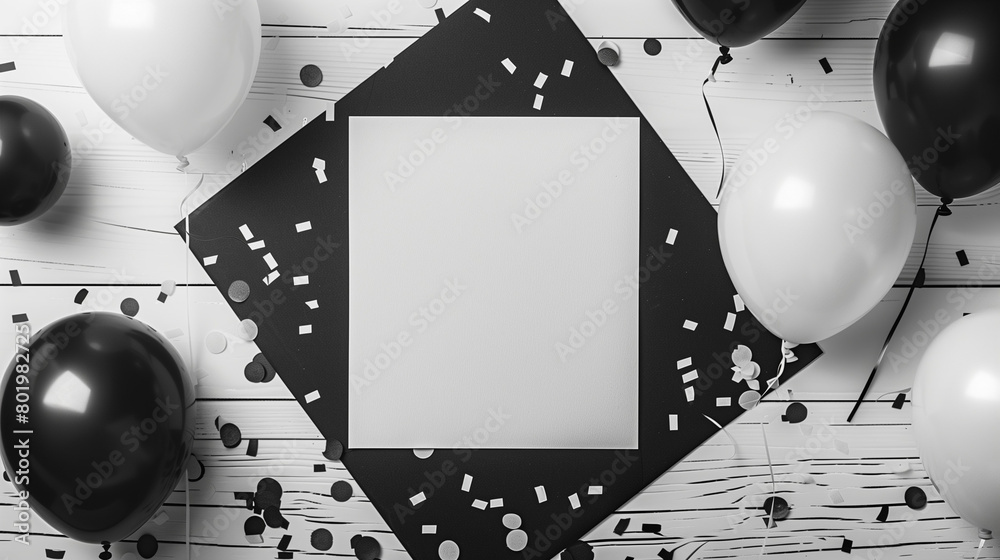 White YYHWHJDE - Biglietto di auguri con stampa di palloncini colorati, 15 x 10 cm, design unico e alla moda per varie occasioni