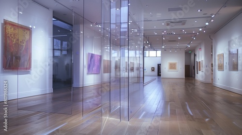 Glass Partition Art Gallery