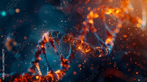 DNA human structure science background ,double helix genetic, medical biotechnology, biology chromosome gene DNA abstract molecule medicine, 3D research health genetic disease, genome ,Microscope © Sittipol 