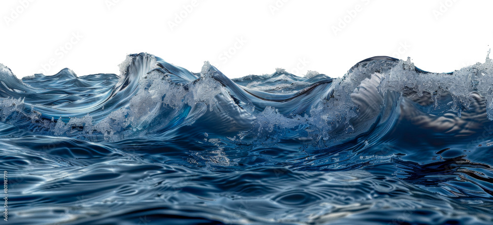 Ocean waves and underwater world, cut out - stock png. Ocean waves and underwater world, cut out - stock png.