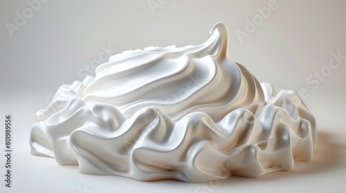 The white 3D cake cream ice whip swirl modern is perfect for designing cupcakes but can also be used for pies. The white 3D whipped butter mousse curl top is perfect for decorating confectionery.