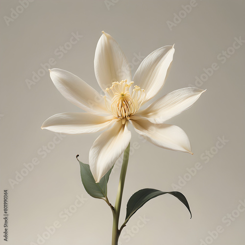 white flower on a white