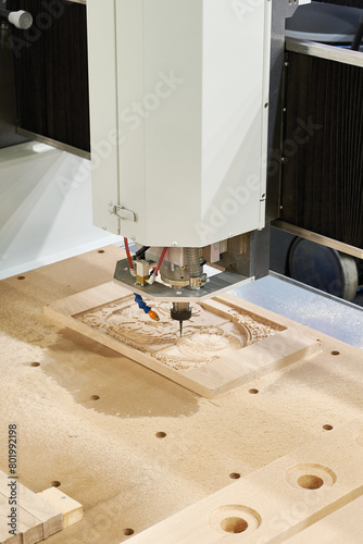 CNC milling and engraving machine © Sergey Ryzhov
