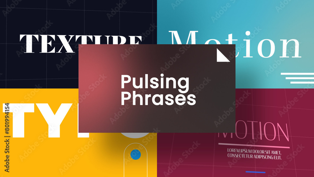 3D Floating Type Clouds | Animated Titles with Control Panels Stock ...