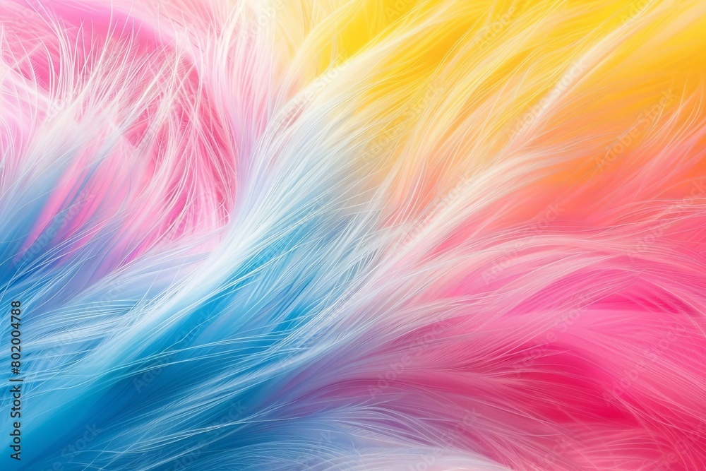 Vivid avian plumage texture  futuristic bird feather background for artistic designs