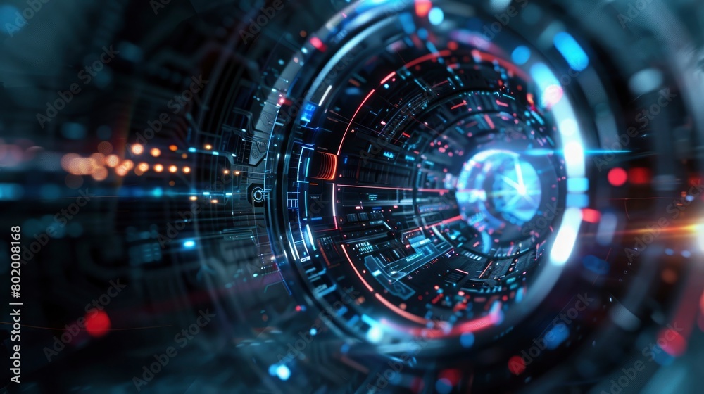 Dynamic digital technology background futuristic Dynamic digital technology background futuristic