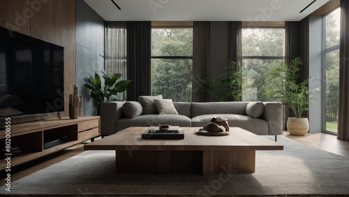 modern comfortable living room © Arch Design