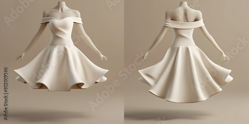 wedding dress on a mannequin, wedding dress on hangers