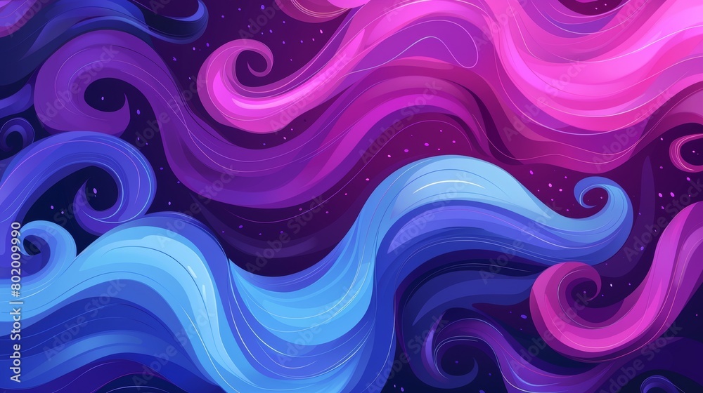 The modern background has curls and can be used as a greeting card, invitation, or business card. The modern background has curls and can be used as a greeting card, invitation, or business card.