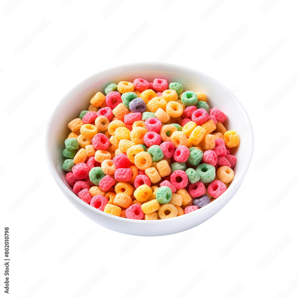 cereals in bowl isolated on transparent background cereals in bowl isolated on transparent background