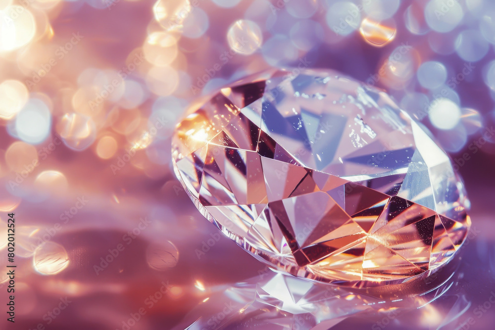 A diamond is sitting on a rock A diamond is sitting on a rock