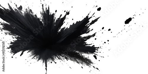 Paint stains black blotch background. Grunge Design Element. Brush Strokes. Vector illustration 