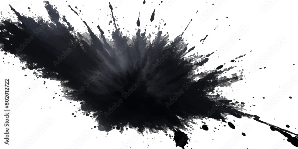 Paint stains black blotch background. Grunge Design Element. Brush Strokes. Vector illustration Paint stains black blotch background. Grunge Design Element. Brush Strokes. Vector illustration