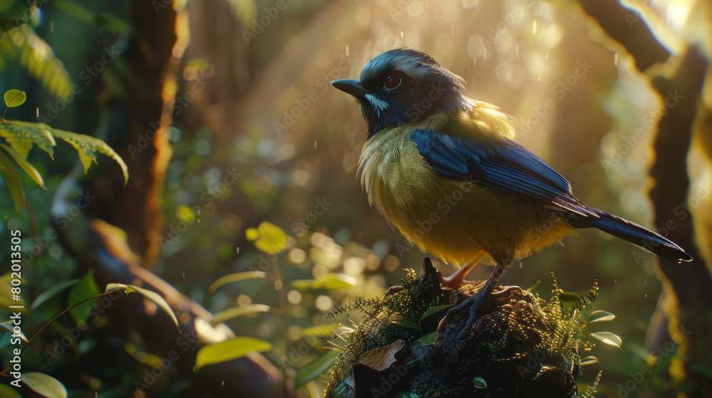 Obraz premium bird, --ar 16:9 Job ID: e21c476c-5bb6-489f-be3f-21232eb74ea3