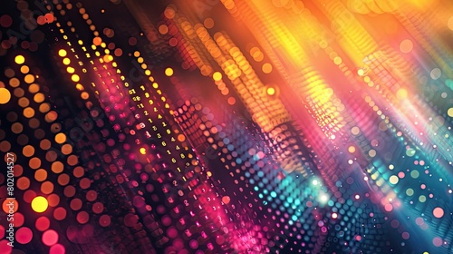 Wallpaper Mural Bright abstract futuristic digital background. Torontodigital.ca