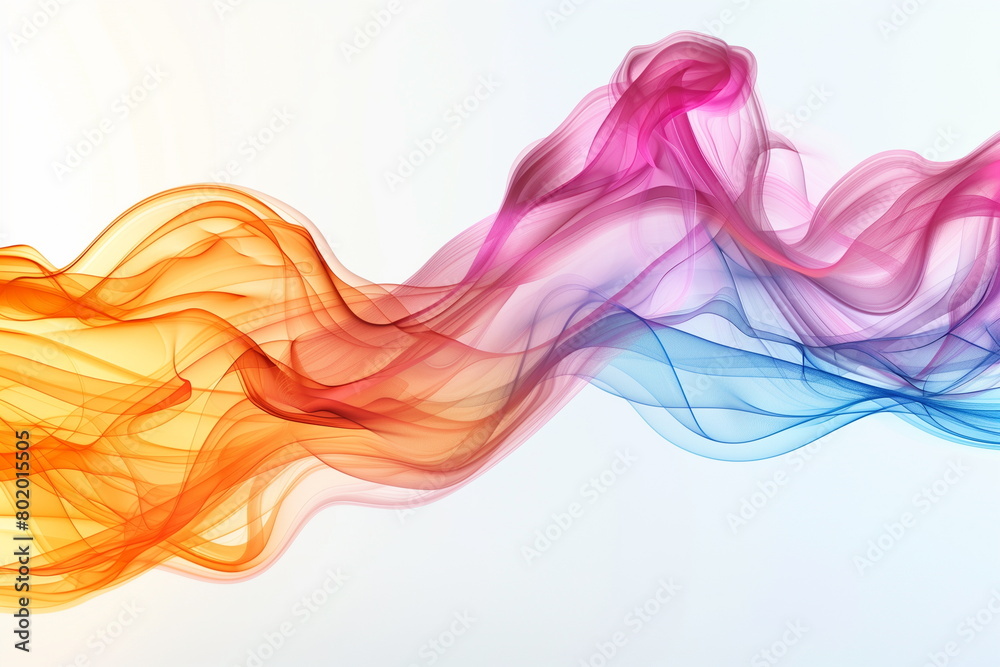 abstract colorful smoke on white background abstract colorful smoke on white background