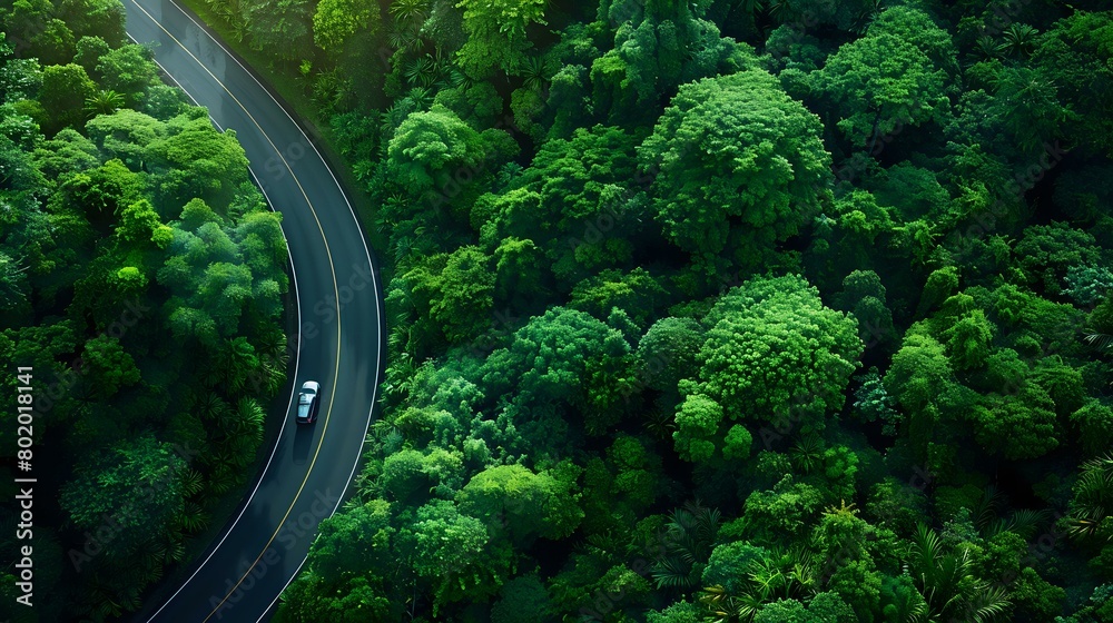 Tranquil Drive Through Lush Greenery Tranquil Drive Through Lush Greenery