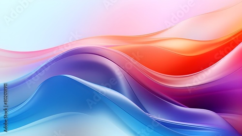 Abstract Digital Art with Flowing Lines and Vibrant Colors, Dynamic Design for Expressive Themes, Hand Edited Generative AI