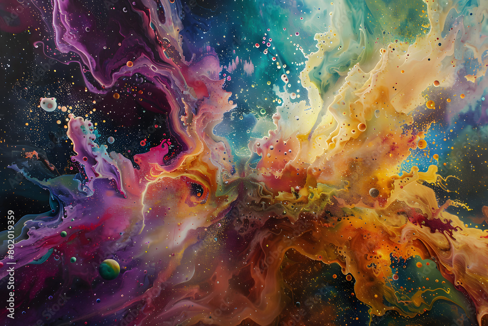 Cosmic Abstract: Explore the Universe Cosmic Abstract: Explore the Universe