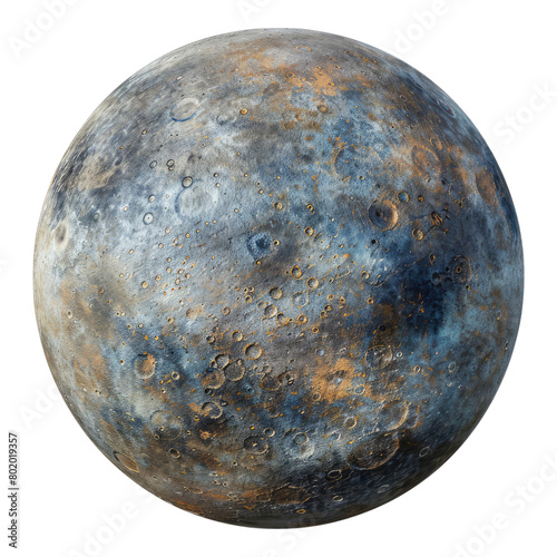 Photo of Mercury isolated on transparent background