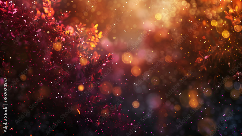 Background with colorful and illuminating lights in circle shapes with black background, Magic Background With Color Festive background with natural bokeh and bright golden lights Background with colorful and illuminating lights in circle shapes with black background, Magic Background With Color Festive background with natural bokeh and bright golden lights