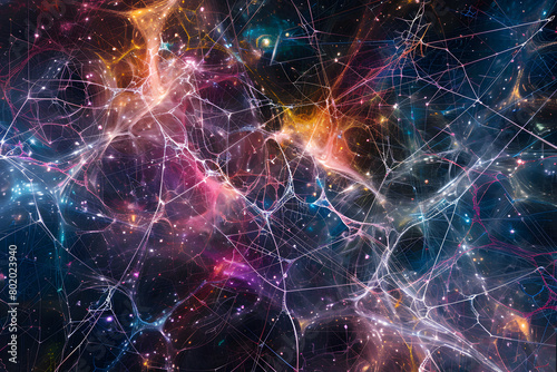 Cosmic Abstract: Explore the Universe