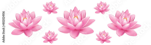 Illustration vector of Lotus flower background for Vesak day celebration
