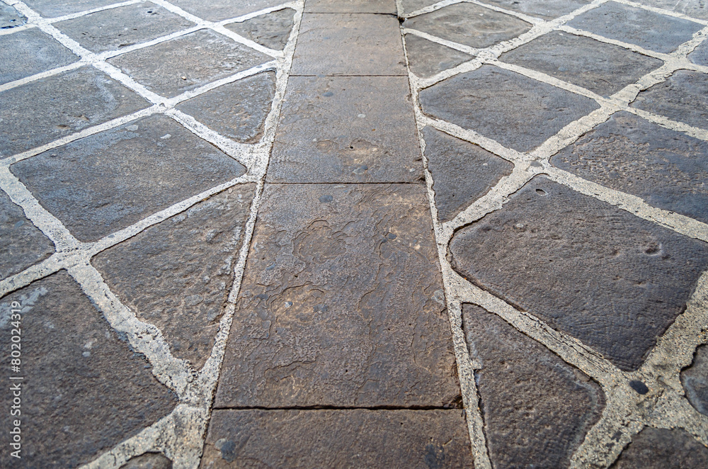 Fototapeta premium Stone pavement background