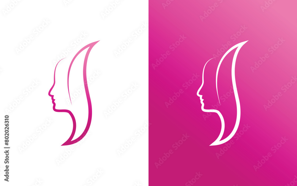 Minimalist beauty logo. This Logo for Spa, Salon, Beauty, cosmetic Minimalist beauty logo. This Logo for Spa, Salon, Beauty, cosmetic