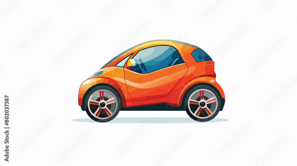 electric car design over white background vector illustration