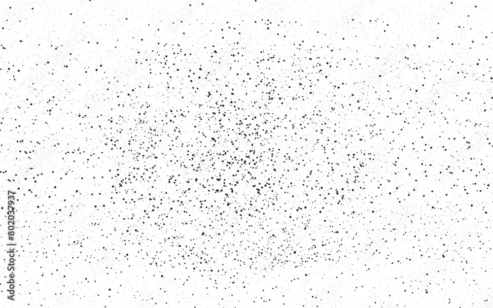 Ensemble de points et pointillés noir - Effet de texture dans un style grunge - Superposition de points - Arrière-plan moderne et texturé - Papier-peint aux motifs de traces et taches noires
