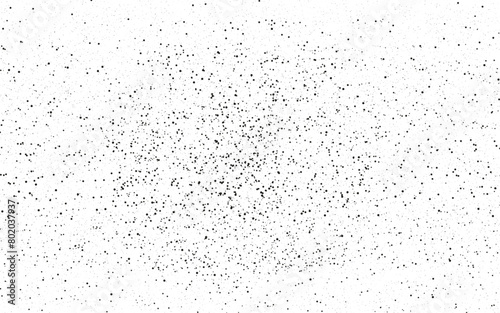 Ensemble de points et pointillés noir - Effet de texture dans un style grunge - Superposition de points - Arrière-plan moderne et texturé - Papier-peint aux motifs de traces et taches noires
