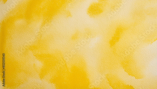 great yellow watercolor background - watercolor paints on a rough texture paper