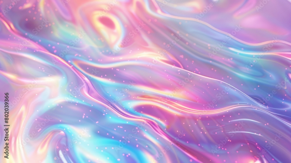 Abstract background of holographic foil in pink, blue and white colors Abstract background of holographic foil in pink, blue and white colors