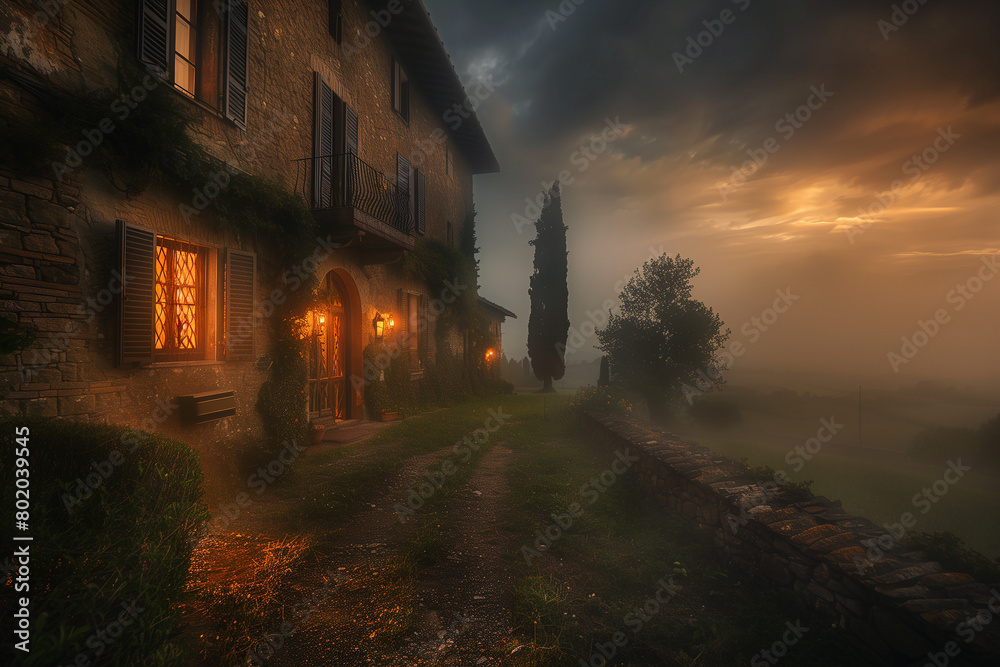 Obraz premium A fairytale landscape full of harmony and beauty.