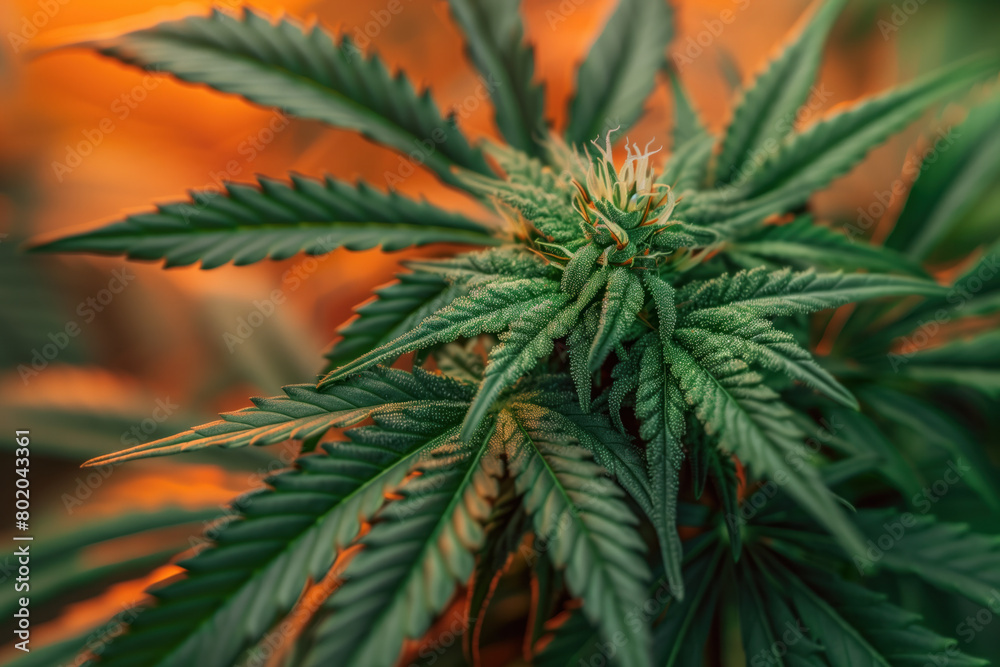 Marijuana Leaves, Cannabis Plant, Buds, Generative AI Marijuana Leaves, Cannabis Plant, Buds, Generative AI