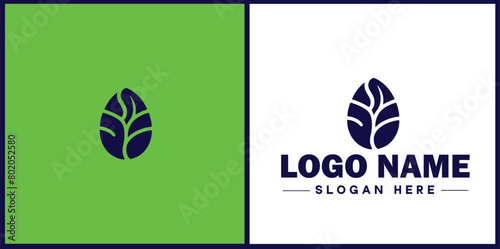 coffee bean icon logo Hot coffee shop Cafe food court store modern flat business vector logo
