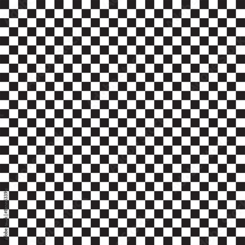Transparent grid seamless pattern background. Black and white checkboard background. Vector element.